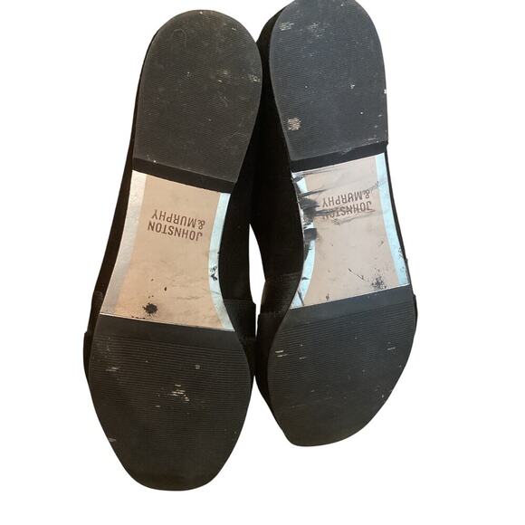 Johnston & Murphy Womens Slip On Shoes Flats Loafers Black US 8 8M Work Office - Picture 3 of 10